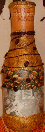 Декупаж зернами кофе Декупаж зернами кофе