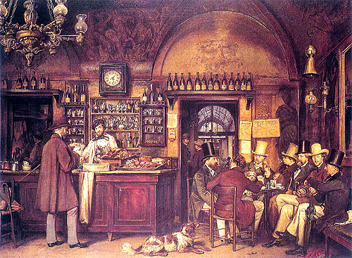 Первые кофейни Италии