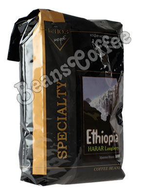 Кофе Ethiopia Harar в зернах 1 кг