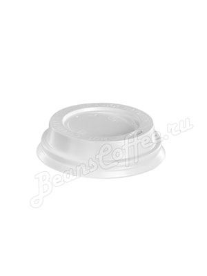 Крышка для бумажных стаканов с питейником 62 мм (Белая)