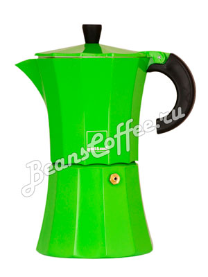 Гейзерная кофеварка Morosina (зеленая) 6 порции