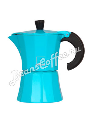 Гейзерная кофеварка Morosina (синяя) 3 порции