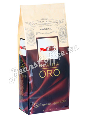 Кофе Molinari в зернах ORO 1кг