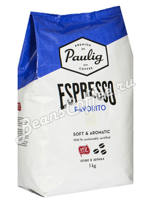 Кофе Paulig (Паулиг) Espresso Favorito в зёрнах 1кг