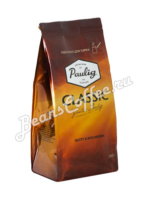 Кофе Paulig Classic молотый 200 г для турки