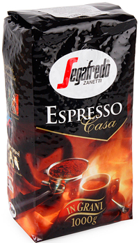 Кофе в зёрнах Segafredo (Сегафредо)