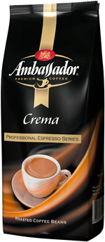 Кофе в зернах Ambassador Crema