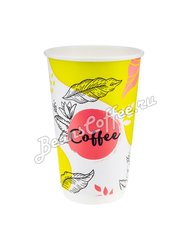 Стакан бумажный Паперскоп Coffee Pastel Thermo 400 мл D80 (18 шт)