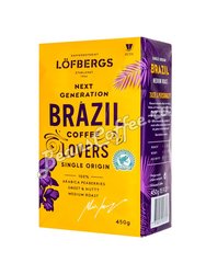 Кофе Lofbergs Brazil Single Origin молотый 450 г