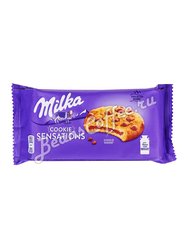 Бисквитное печенье Milka Sensations choc inside 156 гр