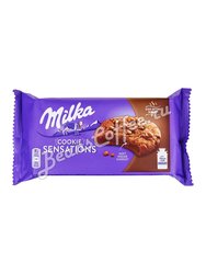 Бисквитное печенье Milka Sensations soft choc inside 156 гр