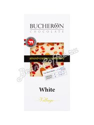 Шоколад Bucheron белый 100 гр ( миндаль, клюква, клубника)