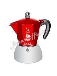 Гейзерная кофеварка Bialetti Moka Induction Красная 150мл 4 порций (6944)