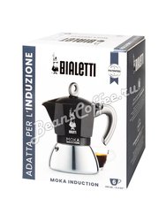 Гейзерная кофеварка Bialetti Moka Induction черная 6 порций (4936)