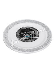 Complement Тарелка пластиковая белая Silver Lace d-230 мм (1уп-6шт)