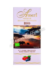 Ameri BIO Горький шоколад 57 % с лесными ягодами плитка 100 г