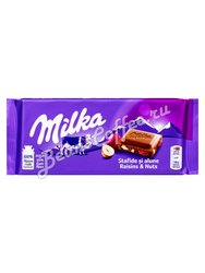 Шоколад Milka Raisins hazelnuts 270 гр