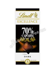 Шоколад в плитках Lindt Excellence Горький 70% какао 100 г