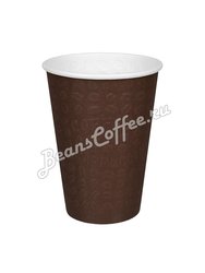 Стакан бумажный D.R.V. Coffee Touch 400 мл Коричневый (50 шт)