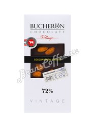 Bucheron Village Горький шоколад 72% с миндалем 100 г