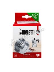 Bialetti Воронка для алюминиевых кофеварок на 3 порции 