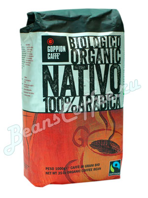 Кофе Goppion Caffe в зернах Biologico Organico Nativo 1кг