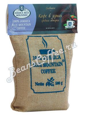 Кофе Jamaica Bue Mountain Arabica в зернах средняя обжарка 500 гр