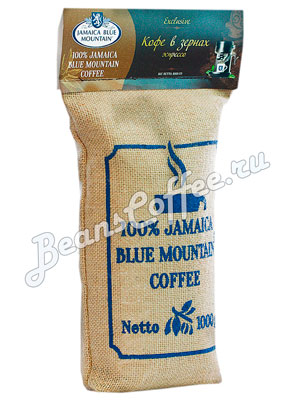 Кофе Jamaica Blue Mountain Coffee в зернах темная обжарка 1 кг