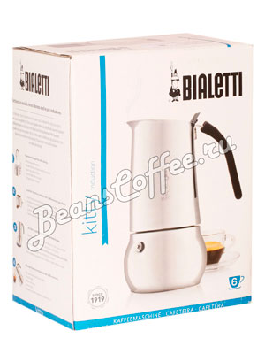 Гейзер Bialetti Kitty Nera Elegance 6 порции 360 мл