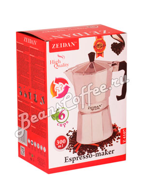 Гейзерная кофеварка Zeidan (Z 4107) 6 порции