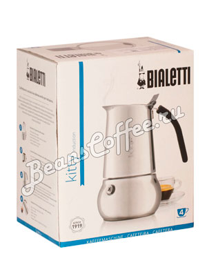 Гейзер Bialetti Kitty Nera Elegance 4 порции 160 мл