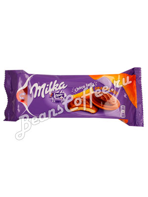 Бисквитное печенье Milka Choco jaffa orange 147 гр