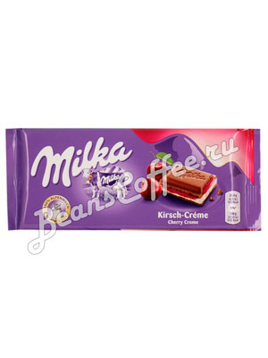 Шоколад Milka Cherry Cream 100 гр