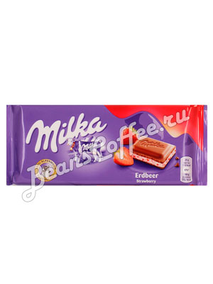 Шоколад Milka Strawberry 100 гр