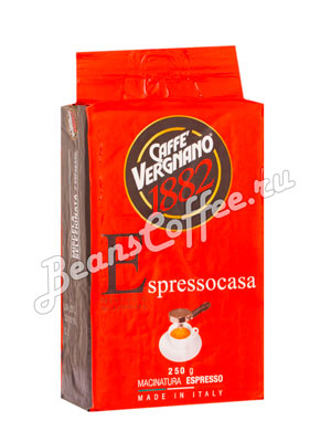 Кофе Vergnano Espresso Casa молотый 250 гр