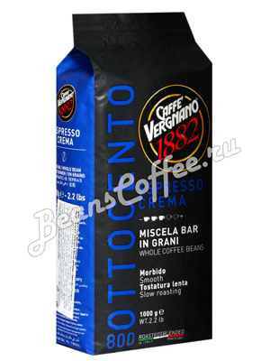 Кофе Vergnano в зернах Espresso Crema 800 