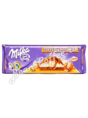Шоколад Milka Toffee Wholenuts 300 гр