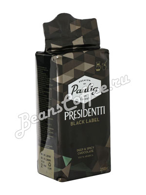 Кофе Paulig Presidentti Black Label молотый 250 г
