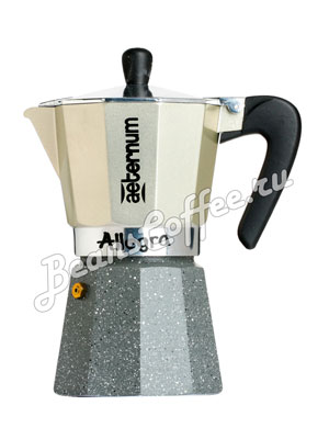 Гейзерная кофеварка Bialetti Aeternum Allegra Petra Rouge Platino 6 порции 240 мл 5683