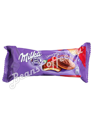 Бисквитное печенье Milka Choco jaffa raspberry 147 гр