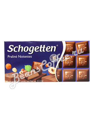 Шоколад Schogetten Praline Noisettes 100 гр