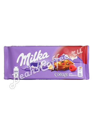 Шоколад Milka Collage Raspberry 93 гр