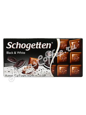 Шоколад Schogetten Black & White 100 гр