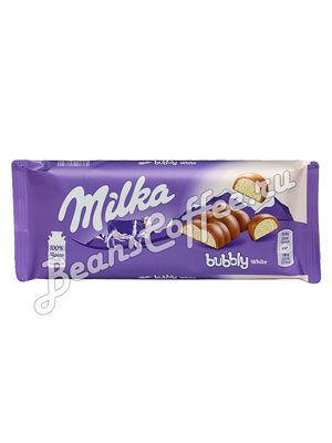 Шоколад Milka Bubbly White 95 гр