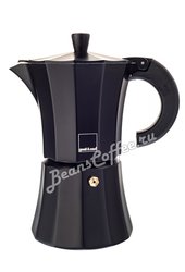 Гейзерная кофеварка Morosina на 6 чашек (300мл) Черная