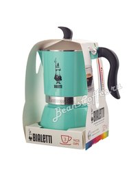 Гейзерная кофеварка Bialetti Fiametta Green на 3 чашки (7133)